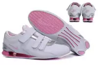 nike shox rival 3 femmes chaussures w-rvial3-04 blanc rose,nike sport shox chaussures